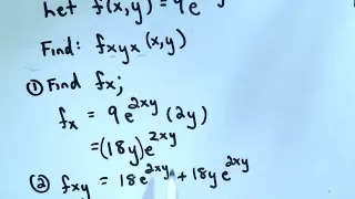 Calculus: Higher Order Partial Derivatives