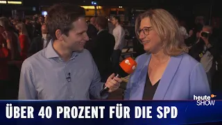 Fabian Köster auf den Wahlpartys im Saarland | heute-show vom 01.04.2022