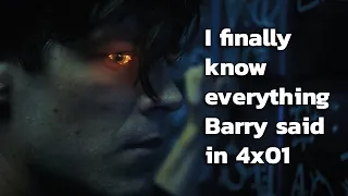 Everything Barry said in 4x01 with scenes from season 1 to 7 [COMPLETE FINAL VERSION]