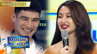 Albie can't stare at Chie for long | It's Showtime Madlang Pi-POLL