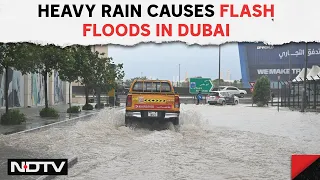 Dubai Airport Today | Heavy Rain Causes Flash Floods In Dubai, Schools Shut, Flights Hit