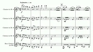 Tico Tico No Fubá (Clarinet Quintet)