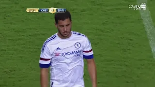 The first time Eden Hazard confronts F.C. Barcelona | International champions Cup 2015/2016