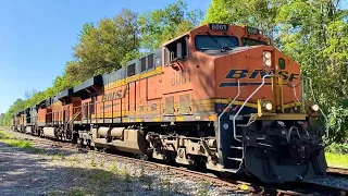 Norfolk Southern Power Move with BNSF & Union Pacific Engines