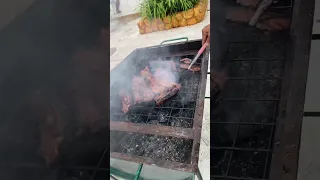 INIHAW NA LIEMPO MUNTIK NA MASUNOG😂 #short  #video #food #inihaw