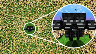 I Killed The Wither With 10,000 Bees In Survival Minecraft