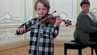 Данила Бессонов   Глиэр вальс Danila Bessonov 6 years Glier  Waltz