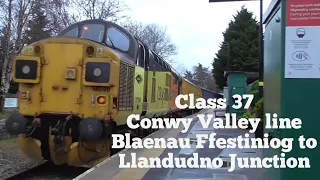 Class 37 on the Conwy Valley - 37099 - 03/12/2020 - I like Transport