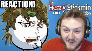 DIO IS A TRUE GAMER!!! | Dio Plays Henry Stickmin [REACTION]