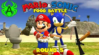 Mario Vs Sonic: Food Battle - Round 5