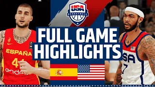 NBA 2K23 l Camera Mod l UHD 4K l Spain vs USA SHOWCASE