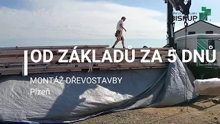 Montáž dřevostavby - Plzeňsko