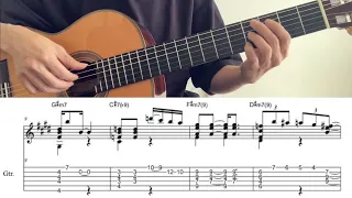 Summer Samba [TAB] Simple Fingerstyle Guitar | Marcos Valle