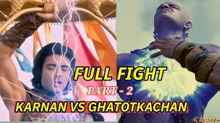 Karnan vs Ghatotkachan full fight | Suryaputra karnan tamil episode | Part - 2 #karnan