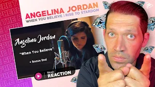 THE DIAMOND!! Angelina Jordan - When You Believe (Whitney Houston & Mariah Carey Cover) REACTION