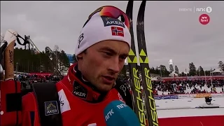 Falun 2015: Interview with Petter Northug after skiathlon