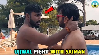 TECHNO GAMERZ VS SAIMAN SAYS BIG FIGHT | TECHNO GAMERZ | UJJWAL GAMER