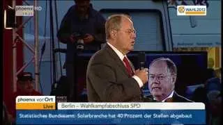 Bundestagswahl 2013: Wahlkampfabschluss der SPD vom 19.09.2013