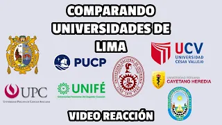 VIDEO REACCION - LAS PEORES UNIVERSIDADES DE LIMA
