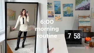 6:00AM MORNING ROUTINE FOR MY 9-5 JOB: Productive and Healthy Habits