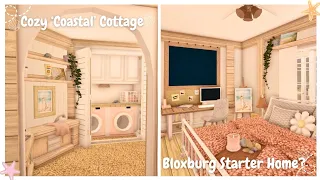Renovating a Bloxburg Starter Home: Cozy 'Coastal' Cottage | 530k??