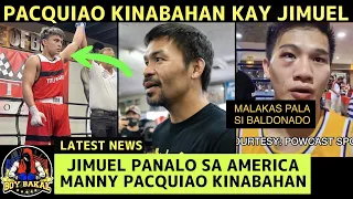 Manny Pacquiao KINABAHAN Kay Jimuel Kahit PANALO | Wonder Boy Aminado Na Malakas Ang TAMA