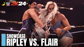 WWE 2K24 | Showcase: Judgment for the Queen | Rhea Ripley vs. Charlotte Flair