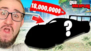 Я НЕ ВЕРЮ В ЭТО! КАК ТАКОЕ ВОЗМОЖНО! ВЫБИЛ РЕДКИЙ СУПЕРКАР ЗА 18.000.000$! (GTA 5 RP)