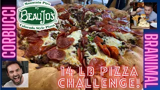 Beau Jos 14lb Pizza Challenge! feat. CORBUCCI EATS!