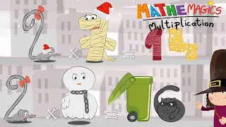 Mathemagics Multiplication – Learning Multiplication Tables of Number 2 with FUNNY Stories