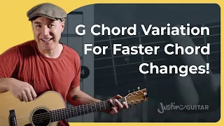 G Chord Trick for Faster Changes :) | Guitar for Beginners