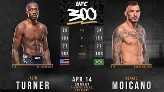 UFC 300 Turner vs. Moicano