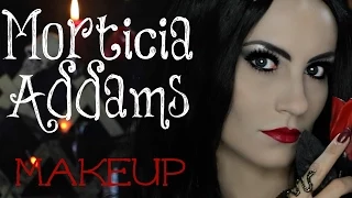 Morticia Addams Halloween Makeup Tutorial | Angela Lanter