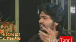 Simbu Old Interview Simbu talks about Dhanush #Str #Richie atman