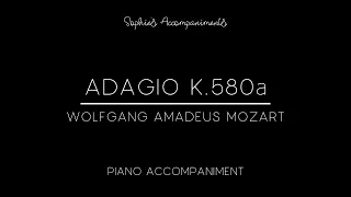 Mozart Adagio K. 580a for English Horn and Piano - Piano Accompaniment ♩= 66