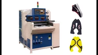 How to use high frequency welding machine make sport shoes upper