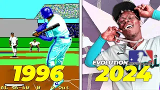 Evolution Of Baseball VIDEOGAMES  1976 - 2024