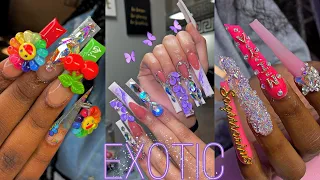 *19*✨NAIL INSPIRATION✨ of INSTAGRAM COMPILATION ** BADDIE NAILS ACRYLICS EXTENDO NAILS XX CALMING