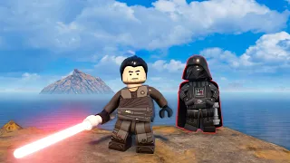 How Starkiller reacts when meeting Vader in LEGO Star Wars