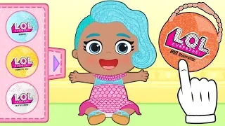 BABY LILY ✨ Lily Dresses up as Surprise Glitter Toy for Girls