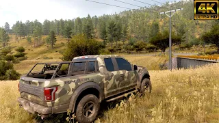 Army Raptor Ford F-150 | Forza Horizon 5 | Logitech G923 + Gear Shifter | 4K Video Gameplay