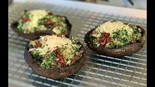 Tuscan Style Stuffed Portobello Vegetarian