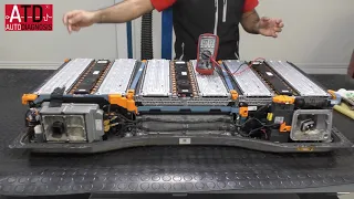 High voltage battery in 100% electric Smart vehicle