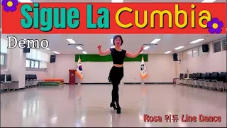 Sigue La Cumbia Line Dance | Demo