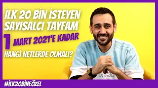 İlk 20 Bin Sayısalcı Tayfam Mart Ayına Kadar "Ortalama" Kaç Netlerde Olmalı? #YKS #ilk20binÖzel