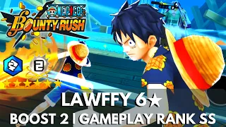 LAWFFY 6★ GAMEPLAY | LVL 100 RANK SS | ONE PIECE BOUNTY RUSH OPBR! [4K HD]