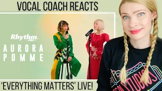 Vocal Coach Reacts: Aurora x Pomme ‘Everything Matters’ - Live on RHYTHM BY MODZIK