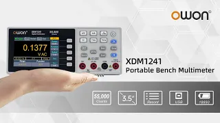 OWON XDM1241  4 1/2 digits bench multimeter power by battery