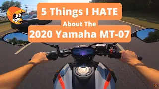 5 Things I Hate About The 2020 Yamaha MT07 (Stock)
