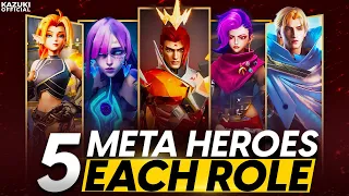 TOP 5 META HEROES FROM EVERY ROLE TO BAN OR PICK IN SEASON 30
